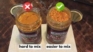 The Easiest Way to Stir Natural Peanut Butter