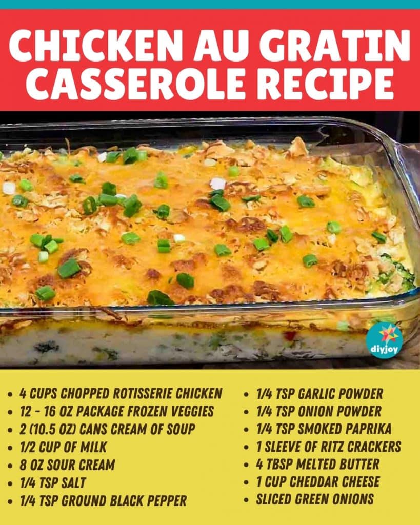 Chicken Au Gratin Casserole Recipe