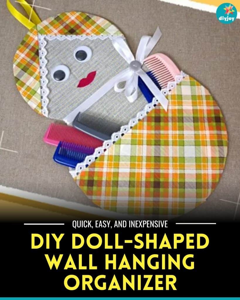 DIY Doll-Shaped Wall Hanging Organizer
