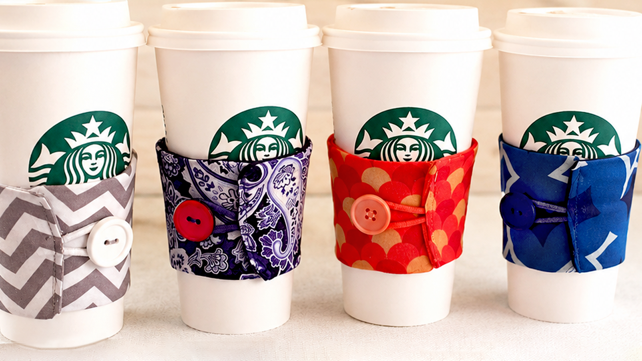 Coffee Cozies - Sewing Projects to Make and Sell