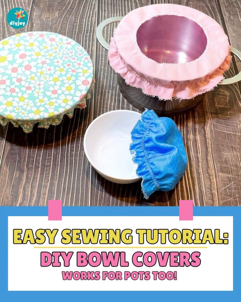 Easy Sewing Tutorial - DIY Bowl Covers