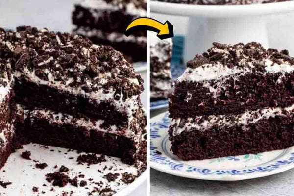 Extreme Oreo Cake with Marshmallow Frosting