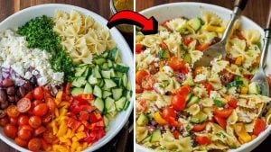 Ultimate Fresh Greek Pasta Salad Recipe