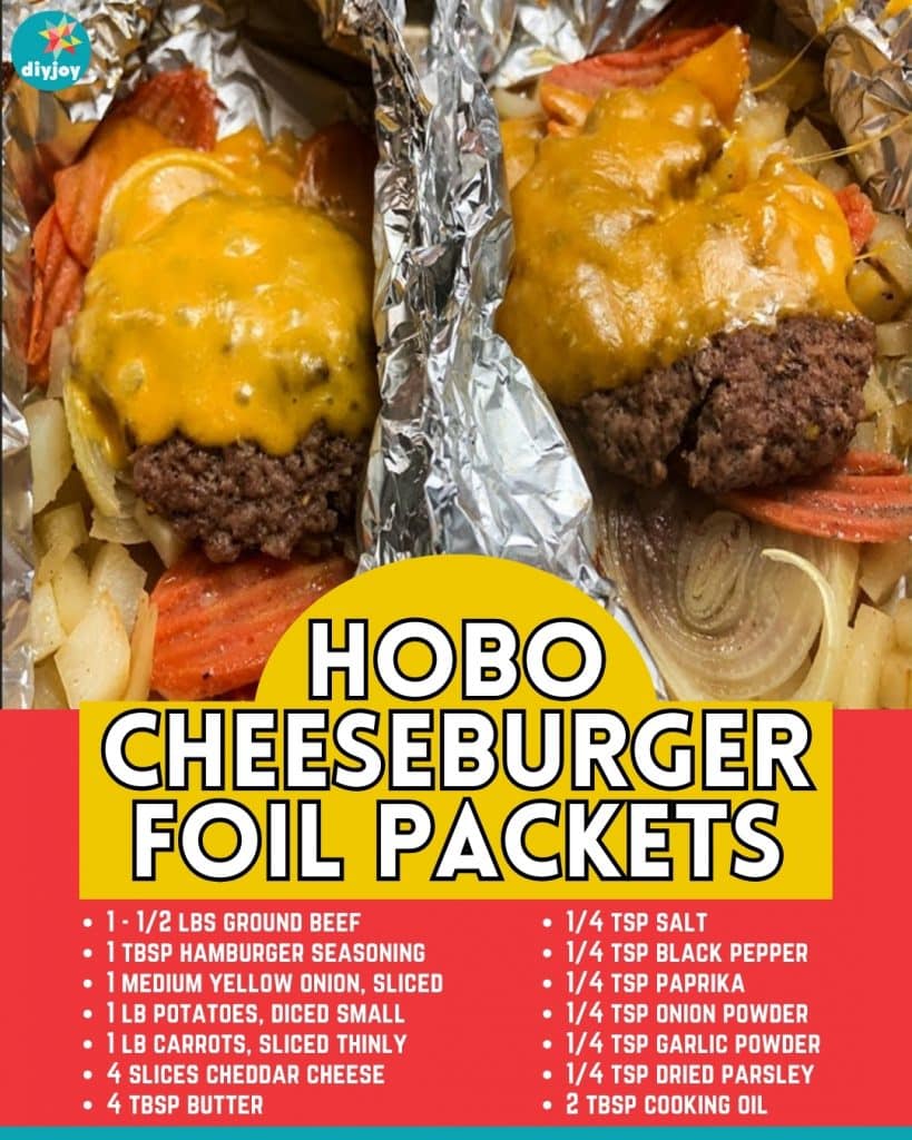 Hobo Cheeseburger Foil Packets Recipe