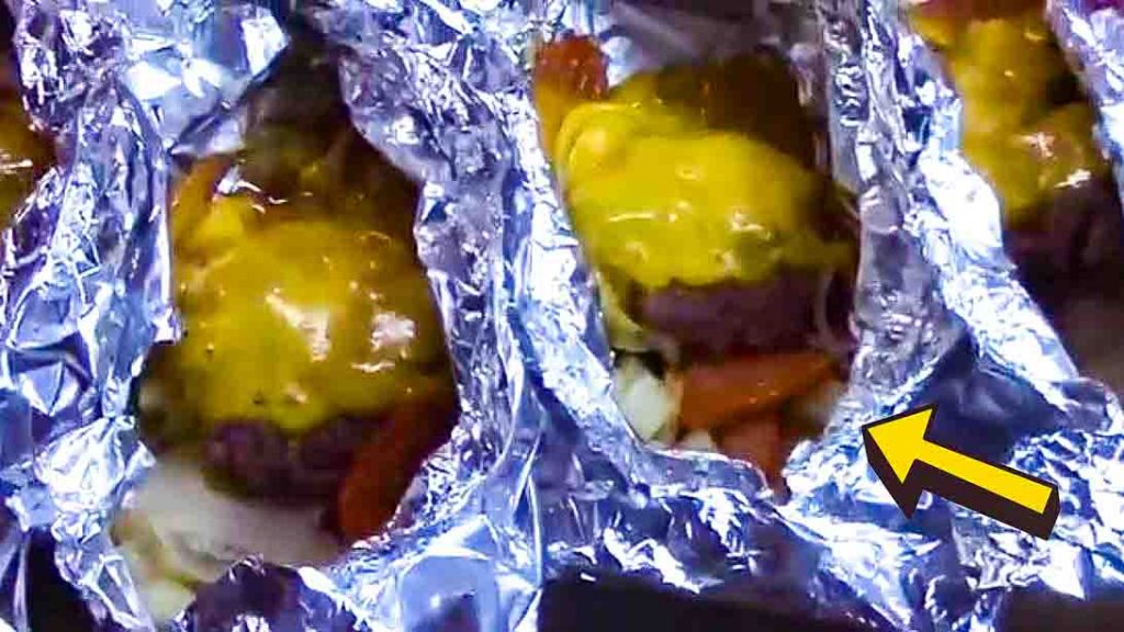 Hobo Cheeseburger Foil Packets Recipe