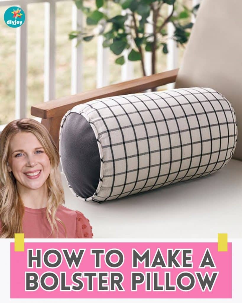 How to Make Bolster Pillow Tutorial