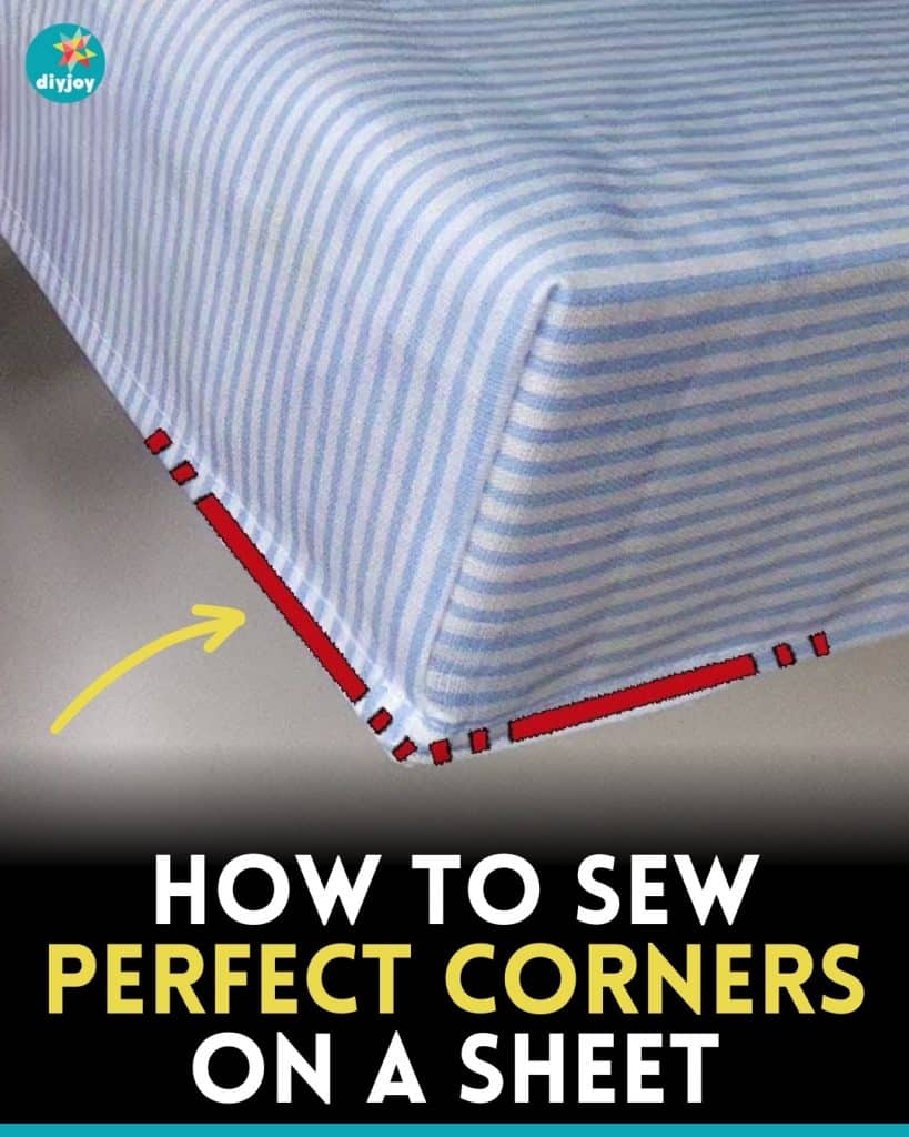 How To Sew Perfect Corners On A Sheet
