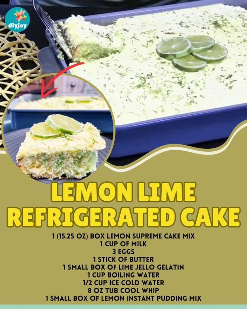 Lemon Lime Refrigerated Cake Recipe