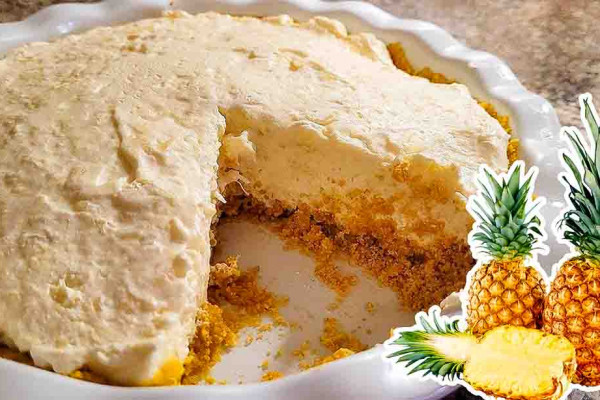 No-Bake Pineapple Pie Recipe