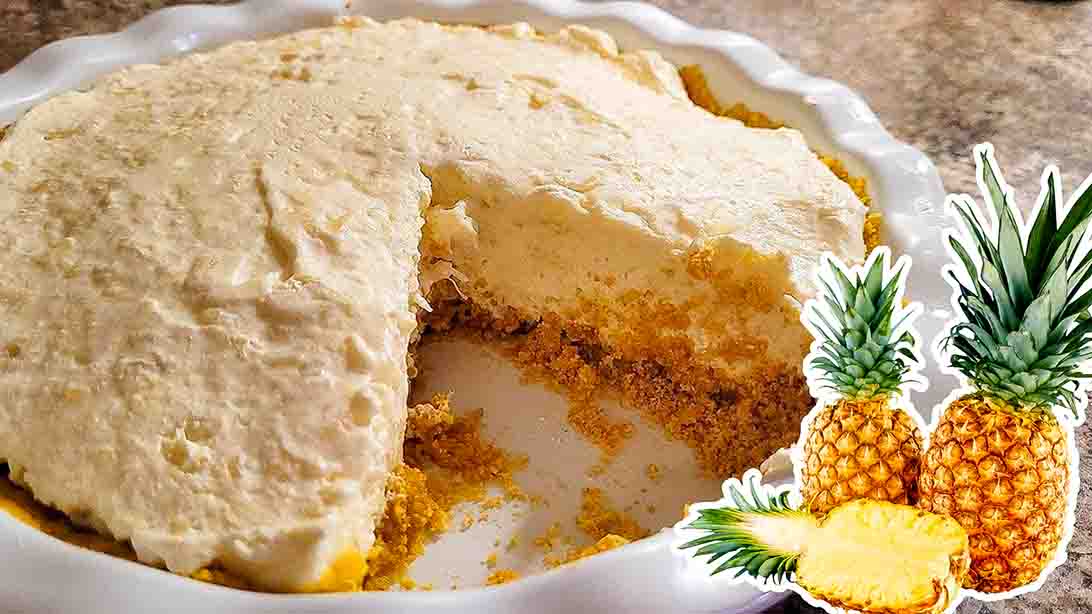 No-Bake Pineapple Pie Recipe | DIY Joy Projects and Crafts Ideas