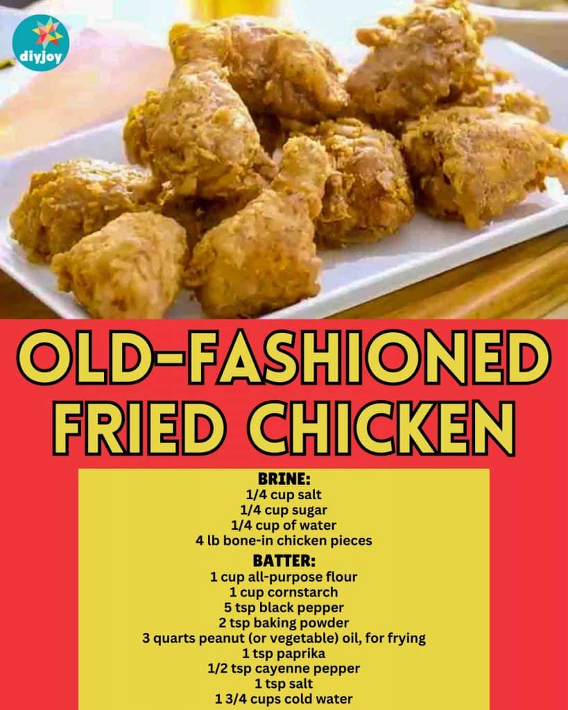 Crispy Old-Fashioned Fried Chicken Recipe
