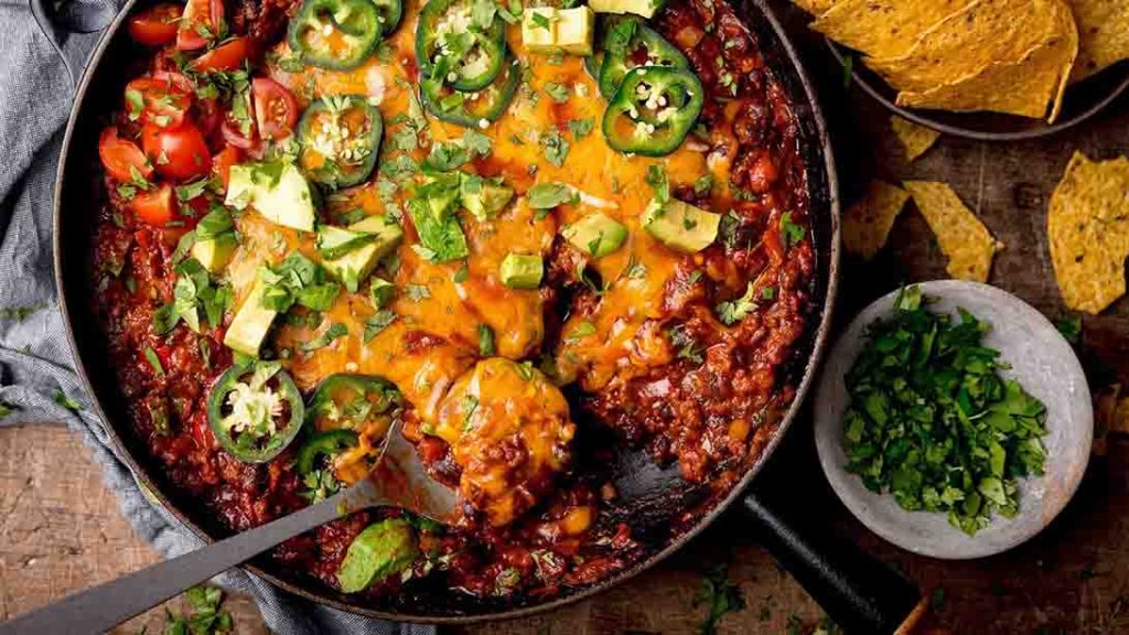 One-Pan Tex Mex Style Ground Beef