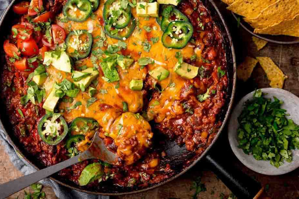 One-Pan Tex Mex Style Ground Beef