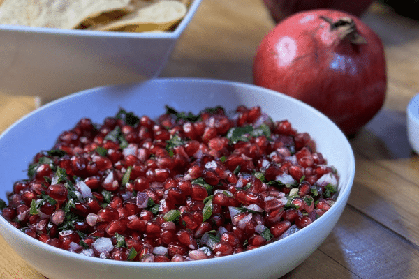 Pomegranate Salsa Recipe | Easy Homemade Salsa Dip