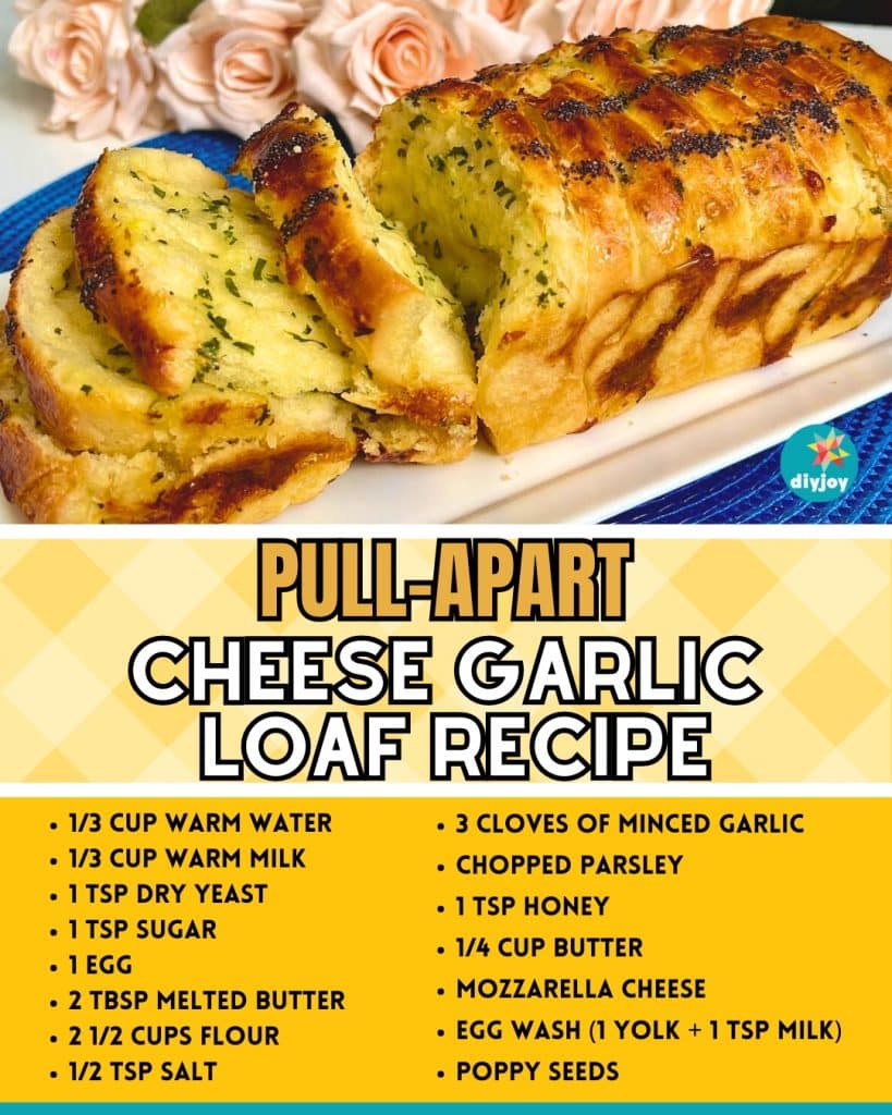 Pull-Apart Cheese Garlic Loaf Recipe