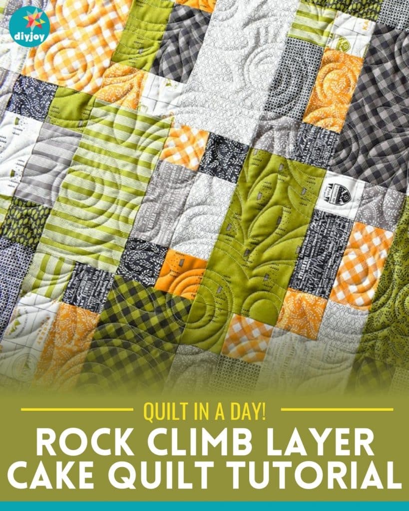 Rock Climb Layer Cake Quilt Tutorial