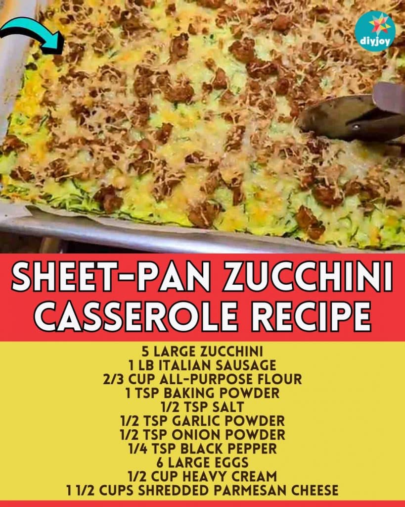 Sheet-Pan Zucchini Casserole Recipe
