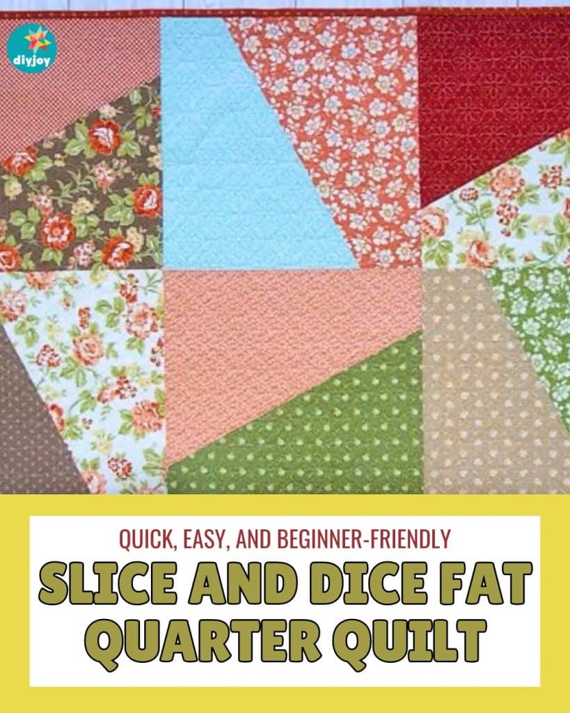 Slice and Dice Fat Quarter Quilt Tutorial
