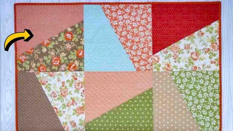 Slice and Dice Fat Quarter Quilt Tutorial - DIY Joy