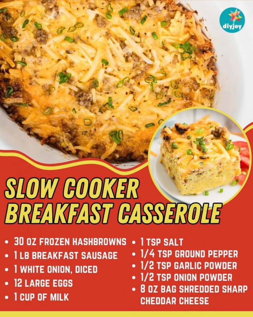 Slow Cooker Breakfast Casserole Recipe