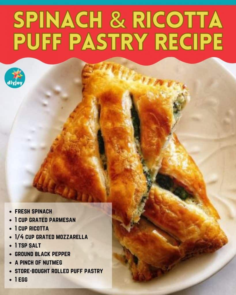 Spinach and Ricotta Puff Pastry Recipe