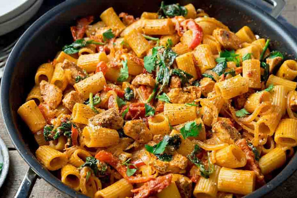 Tuscan Chicken Pasta Recipe