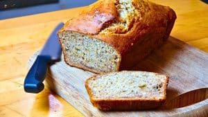 3-Ingredient Banana Bread Recipe