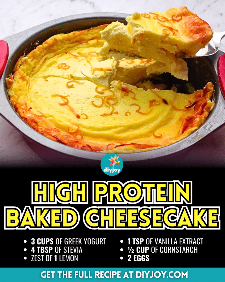 6Ingredient High Protein Baked Cheesecake Recipe