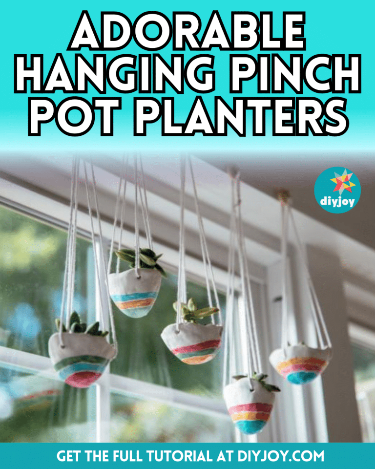 Pinch Pot Tutorial Adorable Hanging Pinch Pot Planters Tutorial - DIY Joy