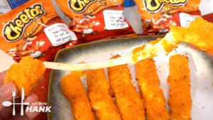 Air-Fried Cheetos Mozzarella Sticks Recipe