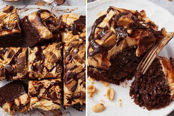 Crowd-Pleaser Chocolate Peanut Butter Cake Recipe