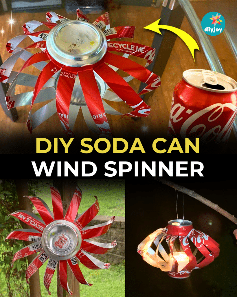 DIY Soda Can Wind Spinner