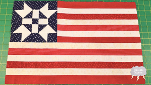 Easy 4th of July Flag Quilt Block Tutorial