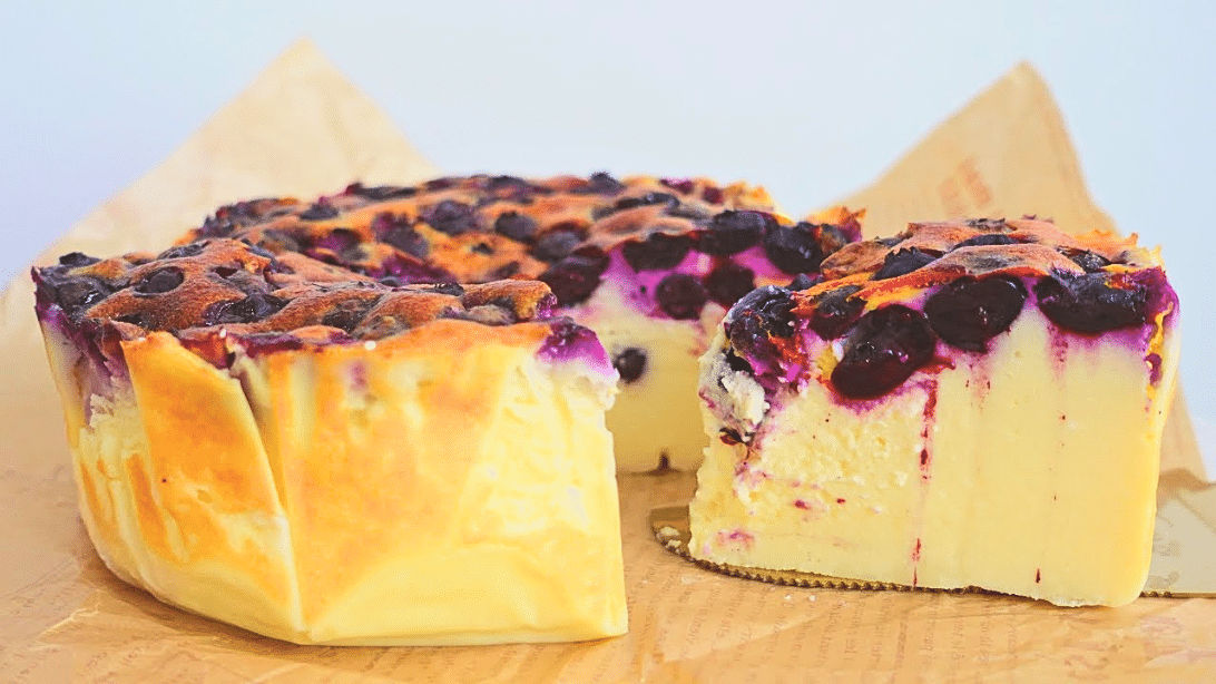 Easy Air Fryer Blueberry Yogurt Cake Recipe | DIY Joy Projects and Crafts Ideas