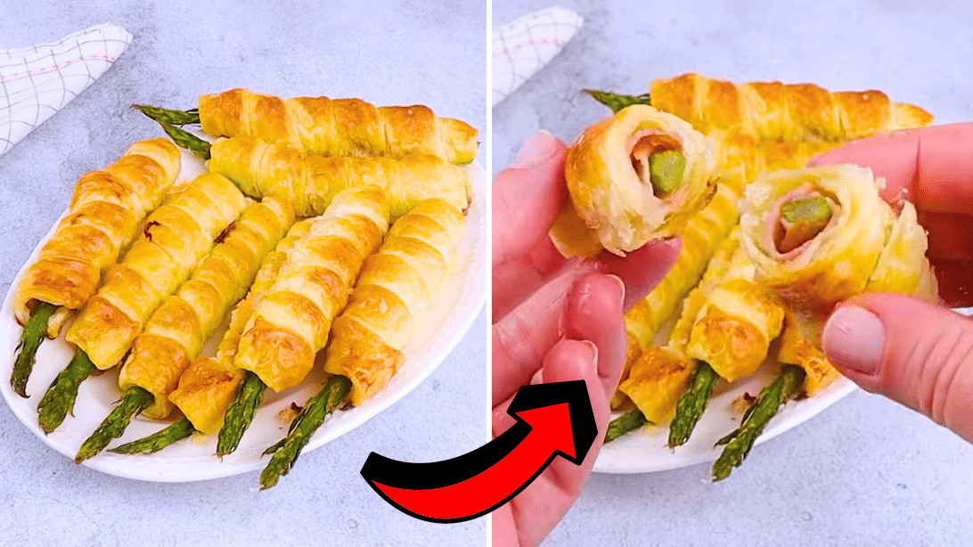 Easy Bacon Asparagus Pastry Twist Recipe | DIY Joy Projects and Crafts Ideas