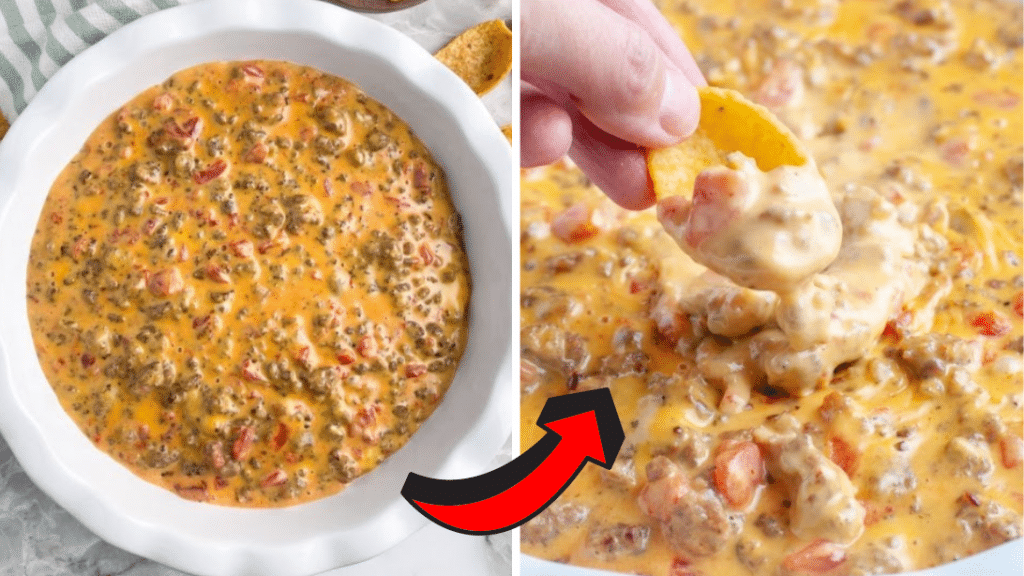 Easy Cheese Sausage Dip Recipe