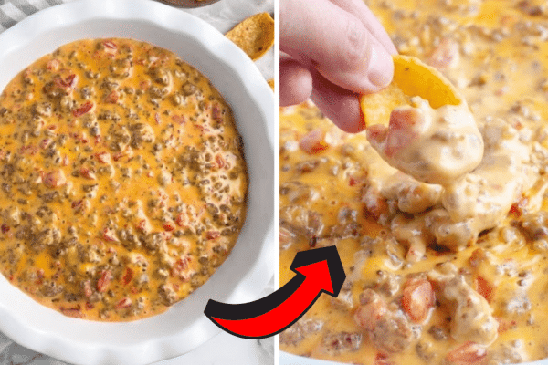 Easy Cheese Sausage Dip Recipe
