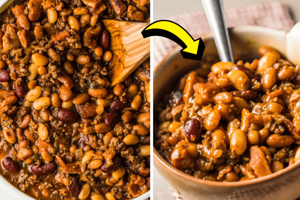 Easy Crockpot Cowboy Beans Recipe