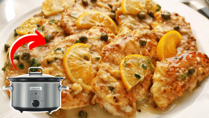 Easy Crockpot Lemon Butter Chicken Recipe