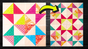 Easy Cross Quilt Block for Beginners