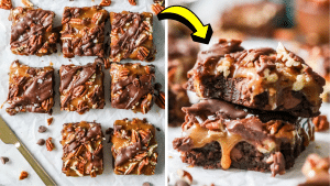 Easy Fudgy Turtle Brownies Recipe