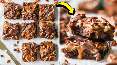 Easy Fudgy Turtle Brownies Recipe | DIY Joy Projects and Crafts Ideas