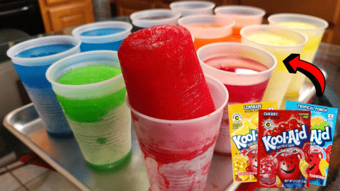 Easy Kool-Aid Frozen Cups Recipe | DIY Joy Projects and Crafts Ideas