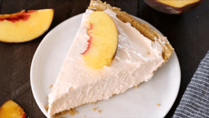 Easy No-Bake Peach Cheesecake Recipe