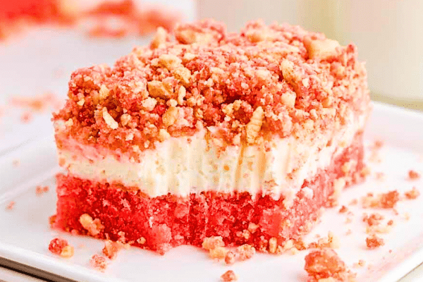 Easy Strawberry Shortcake Brownies Recipe