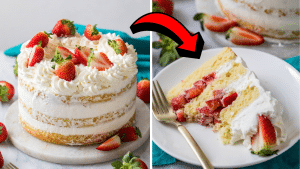 Easy Strawberry Shortcake Cake Recipe