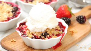 Easy Summer Berry Crisps Recipe