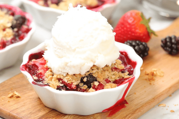 Easy Summer Berry Crisps Recipe