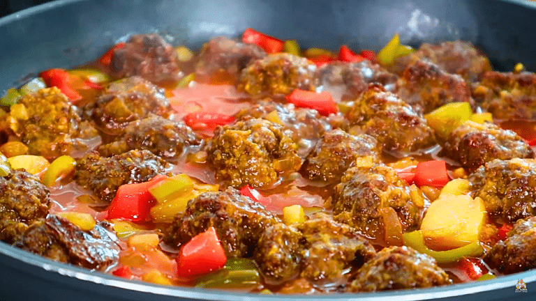 Easy Sweet and Sour Meatballs Recipe - DIY Joy