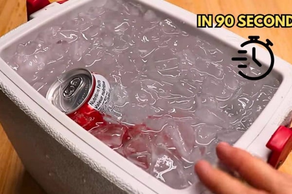 How to Chill a Beverage in 90 Seconds
